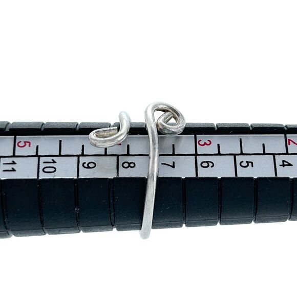 Vintage Sterling Silver 925 Twisted Wire Ring Size 3.5 - Picture 7 of 8